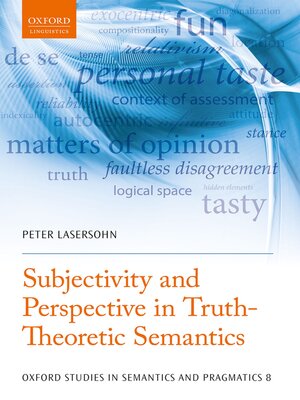 cover image of Subjectivity and Perspective in Truth-Theoretic Semantics